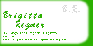 brigitta regner business card
